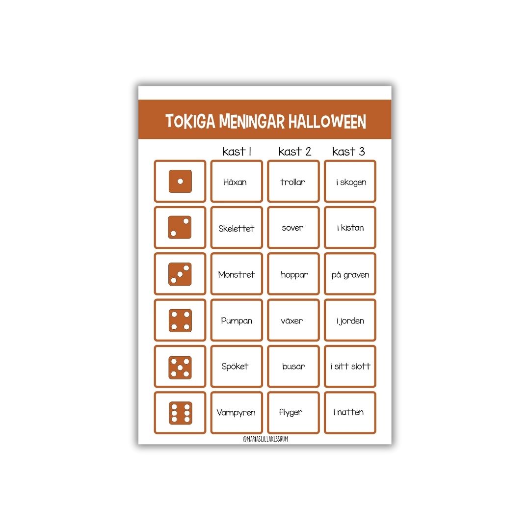 Halloweenpaket - 20 sidor