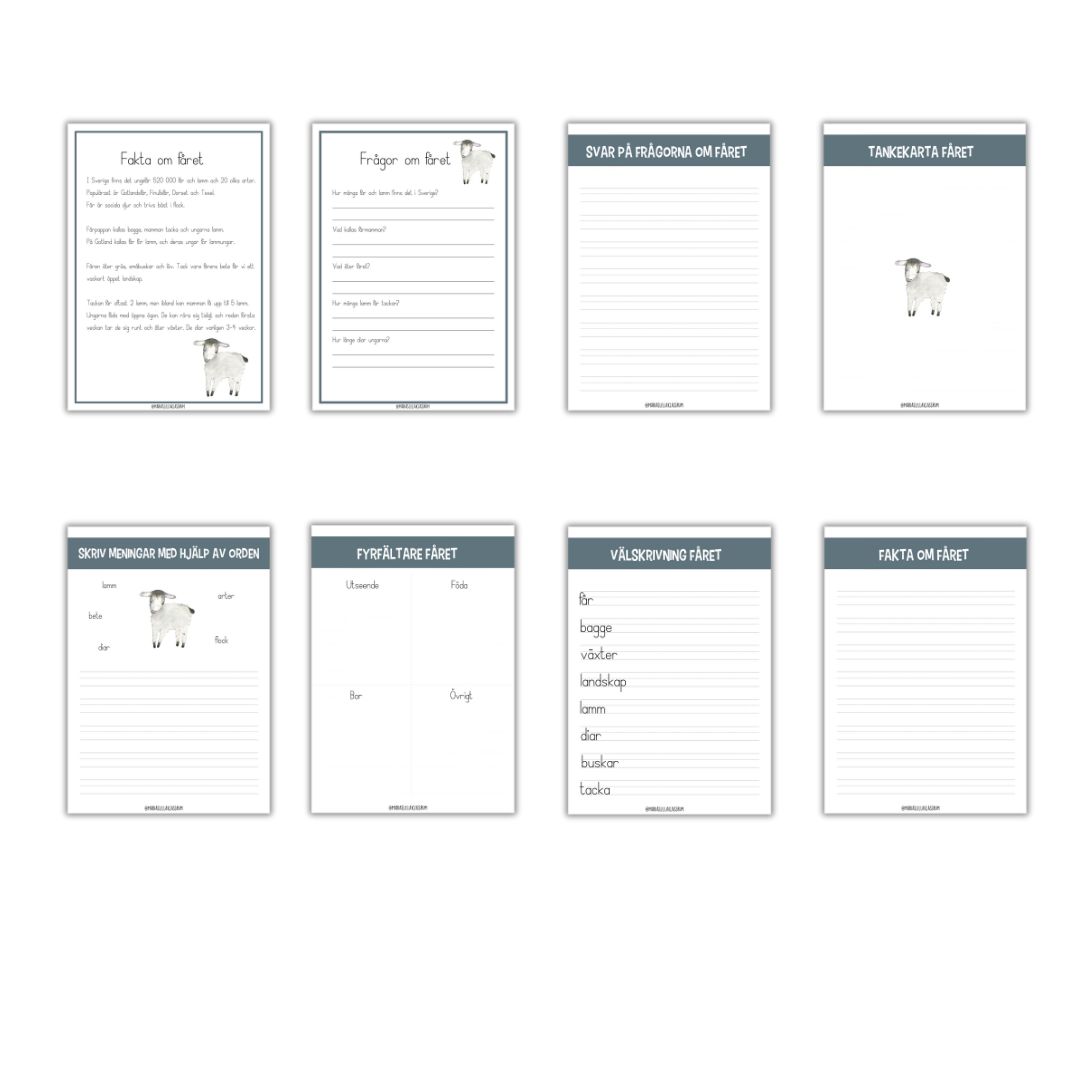 Bongårdsdjur - 40 sidor