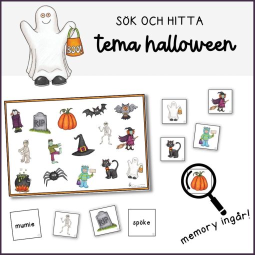 Sök och hitta: Halloween (+ halloweenmemory!)
