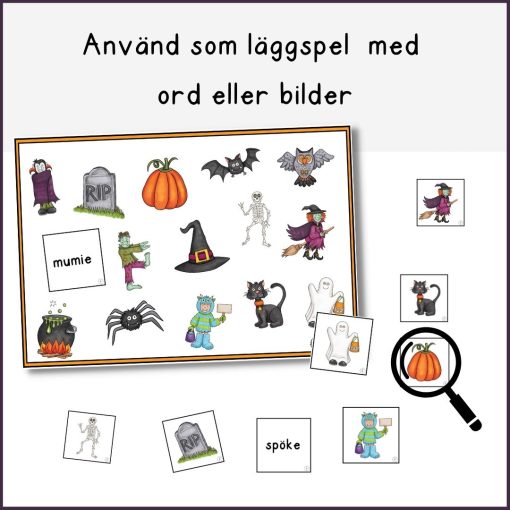Sök och hitta: Halloween (+ halloweenmemory!)
