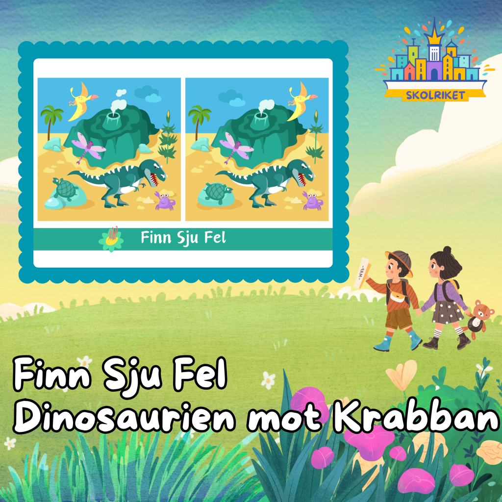 Finn Sju Fel – Dinosaurien mot Krabban