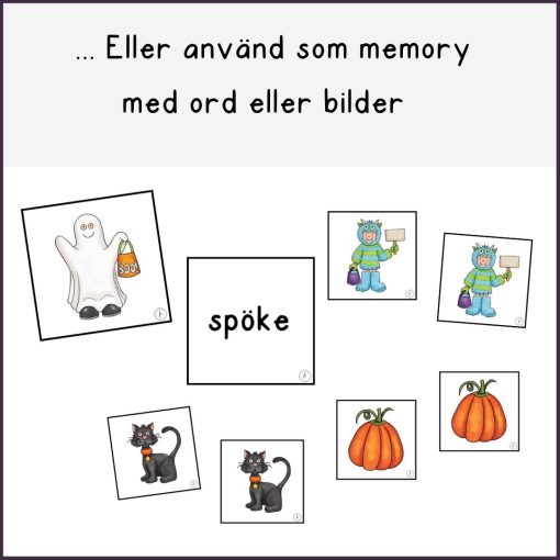 Sök och hitta: Halloween (+ halloweenmemory!)