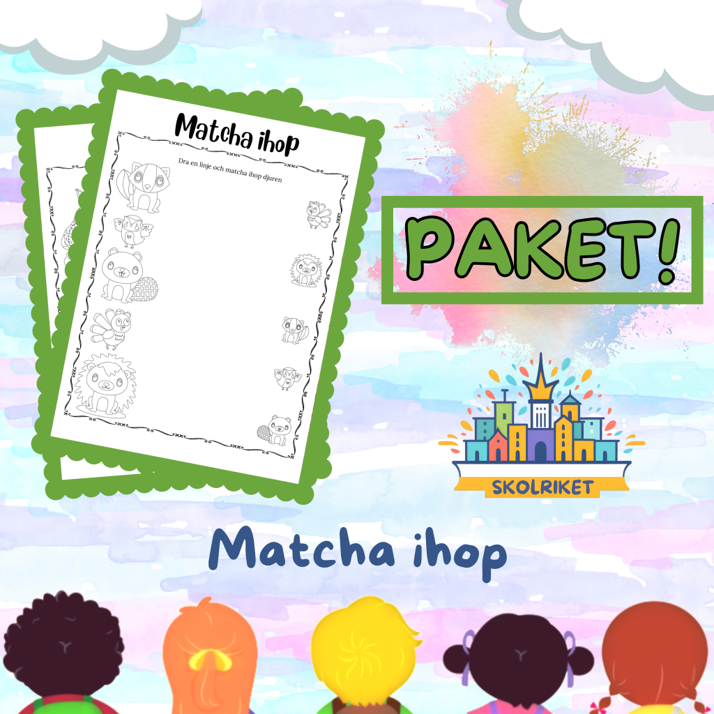 Matcha ihop 1 – 4 Paket