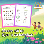 Matte till 10 Djur 4 Arbetsbok 15 Sidor - bild 1