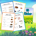 Matte till 10 Djur 4 Arbetsbok 15 Sidor - bild 2