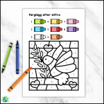 FN-dagen – Färglägg efter siffra - bild 2