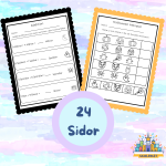 Halloween Matte Arbetsblad 24 sidor - bild 3