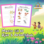 Matte till 10 Djur 5 Arbetsbok 15 Sidor - bild 1