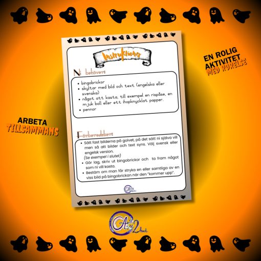 Halloween-bingo (engelsk