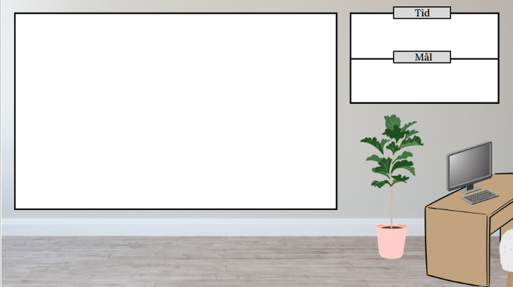 Digitalt klassrum i olika färger/stil