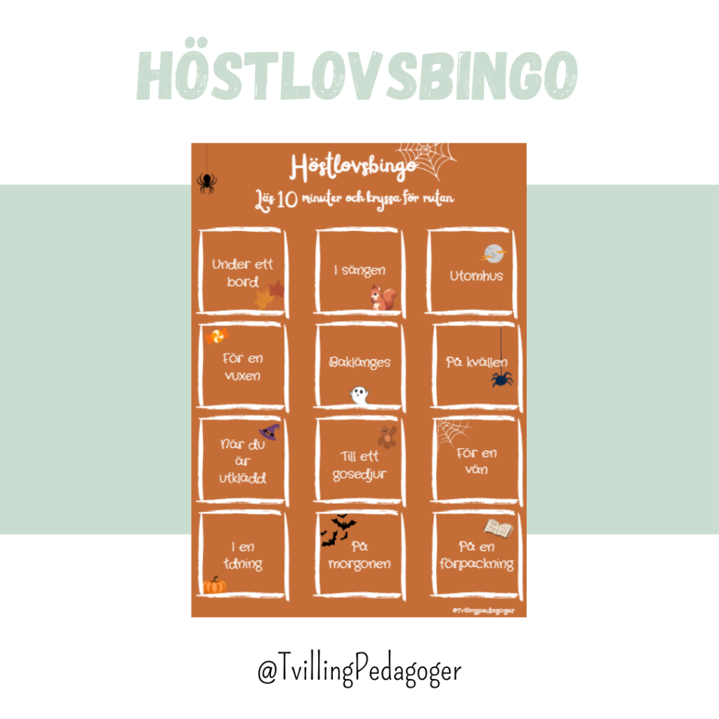 Höstlovsbingo