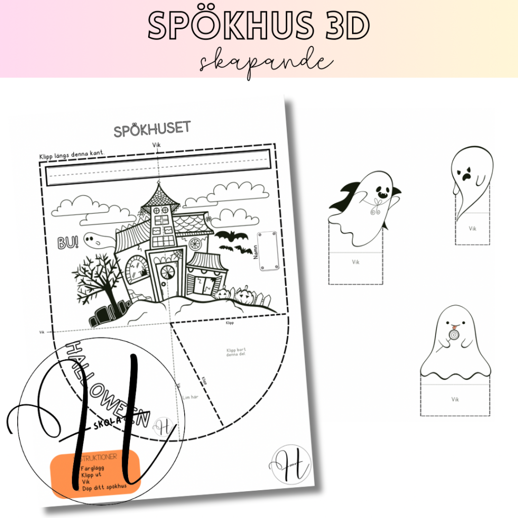Spökhus, Halloween, skapande