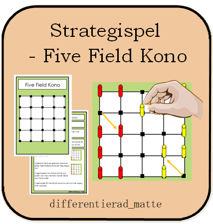 Strategispel - Five Field Kono