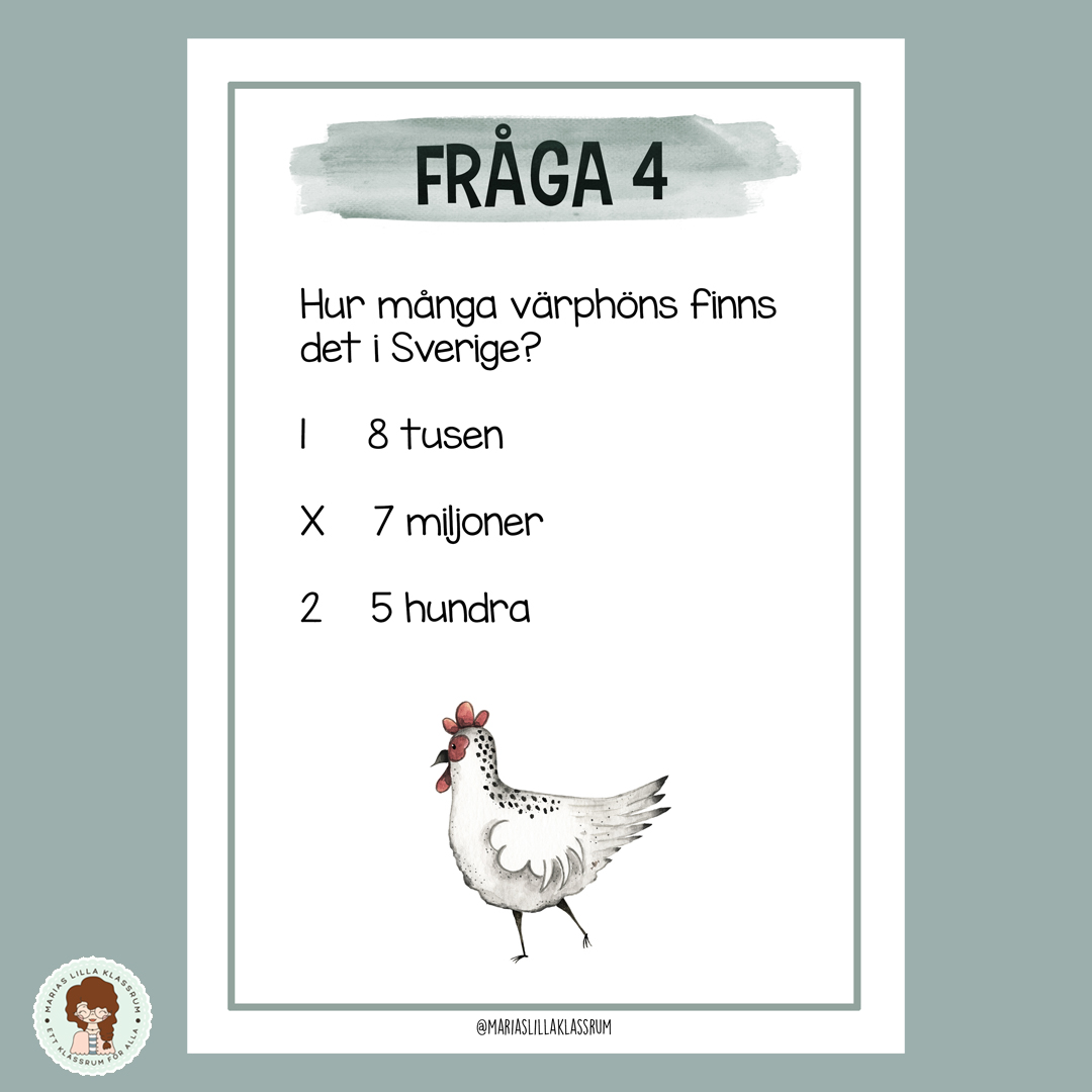 Tipspromenad - Bondgårdsdjur