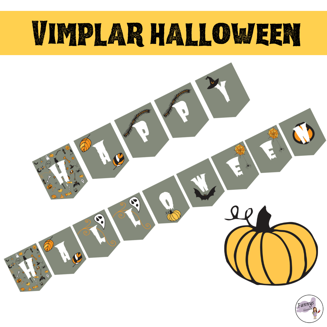 Vimplar halloween