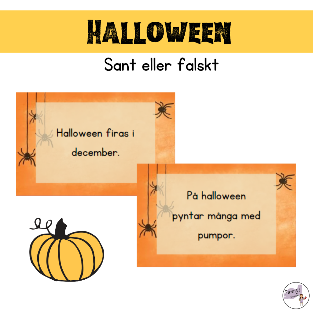Sant eller falskt om halloween