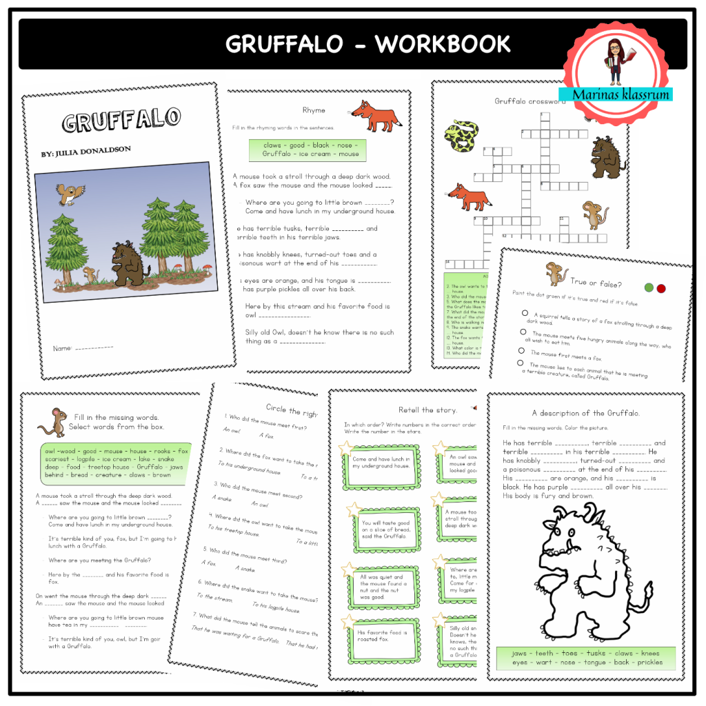 Workbook – Gruffalo