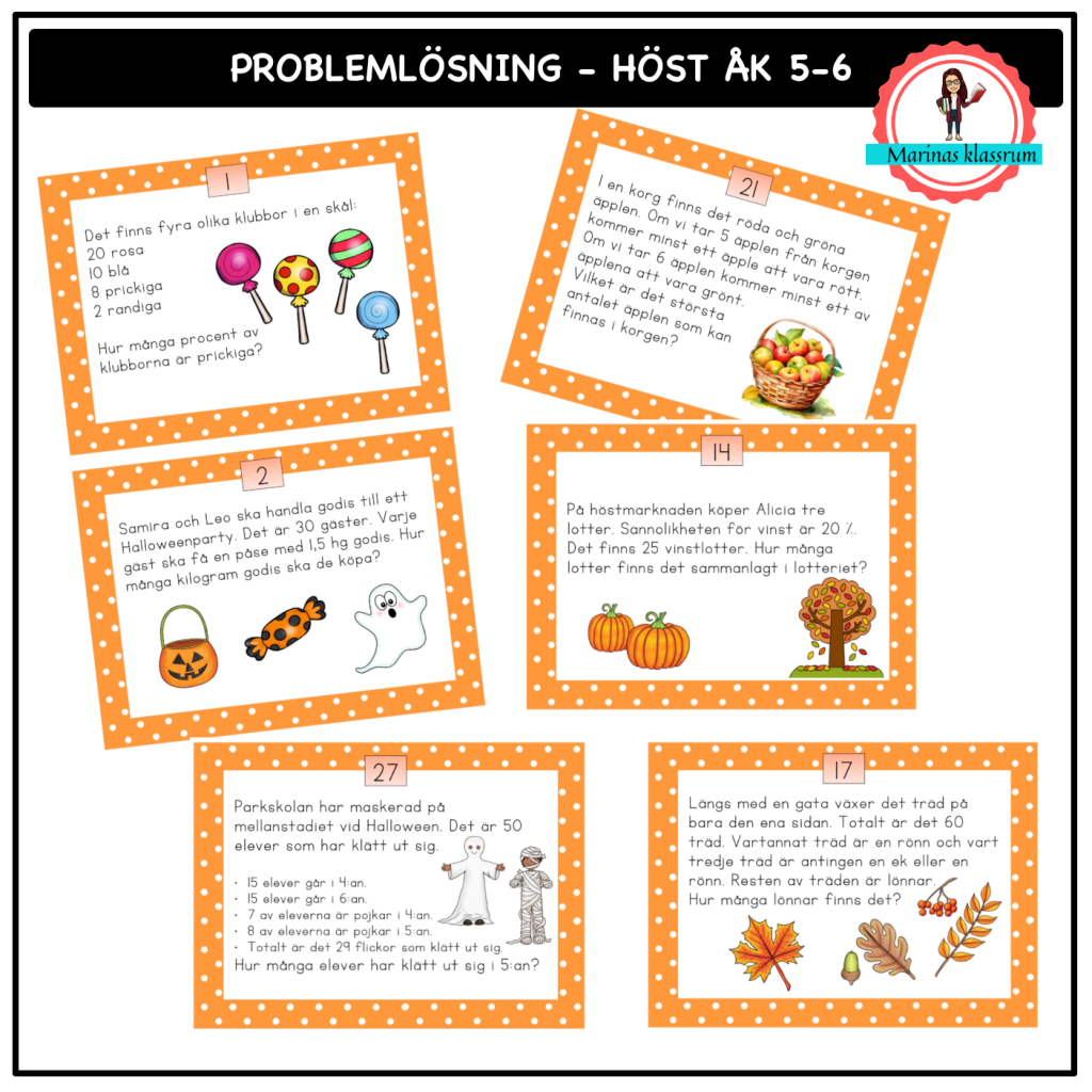 Problemlösning HÖST åk 5-6
