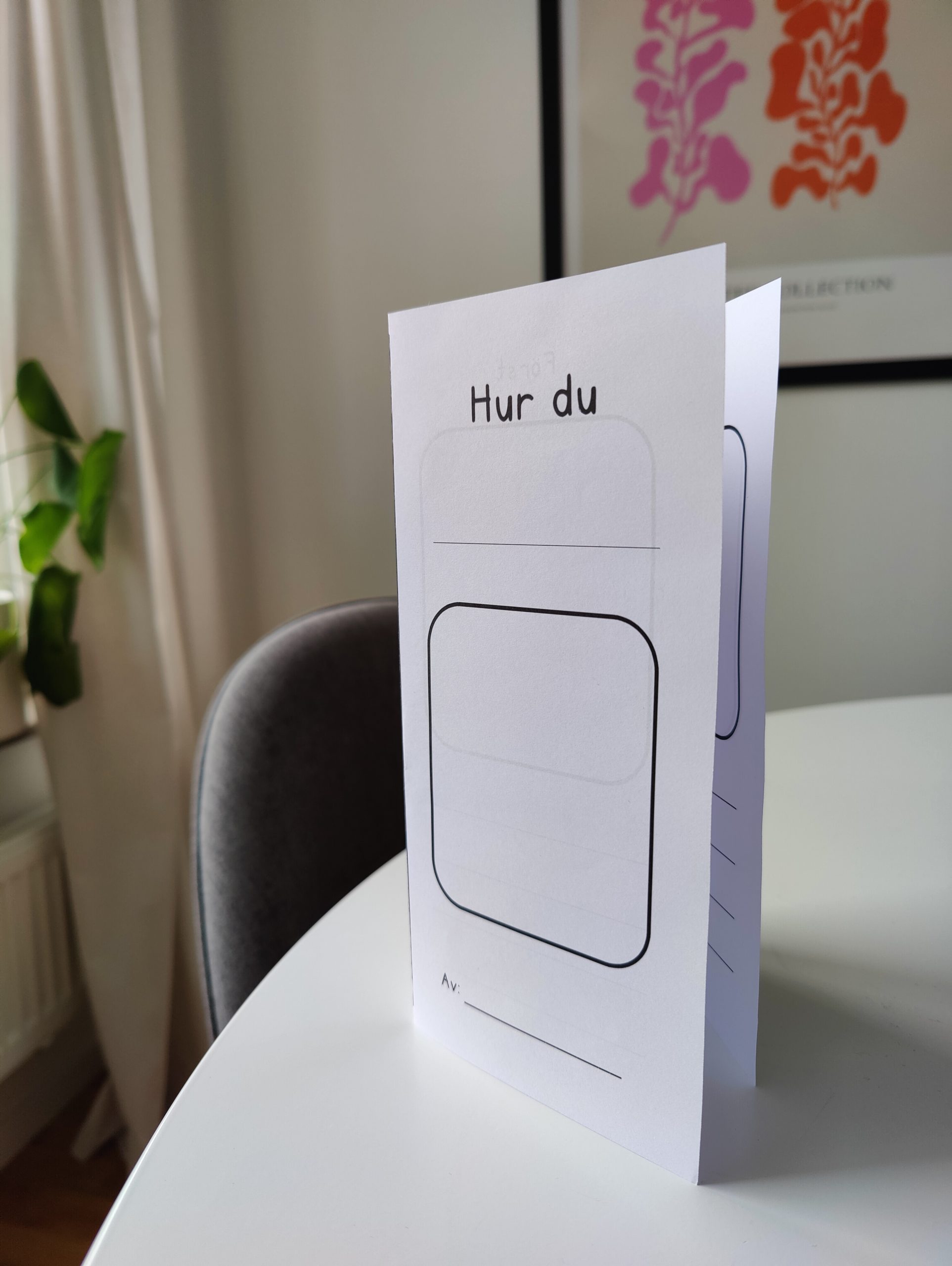 Vikbok - instruktion