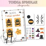 Tokiga spindlar, Halloween, skapande - bild 1
