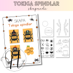 Tokiga spindlar, Halloween, skapande - bild 2