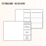 Textindelning – vik och skriv - bild 1