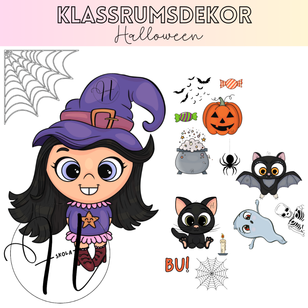 Klassrumsdekor, Halloween