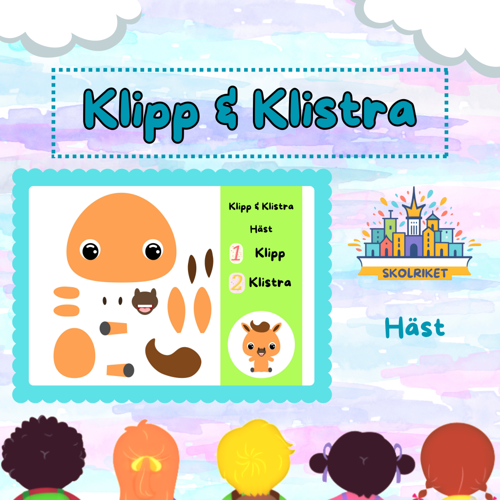 Klipp & Klistra – Häst