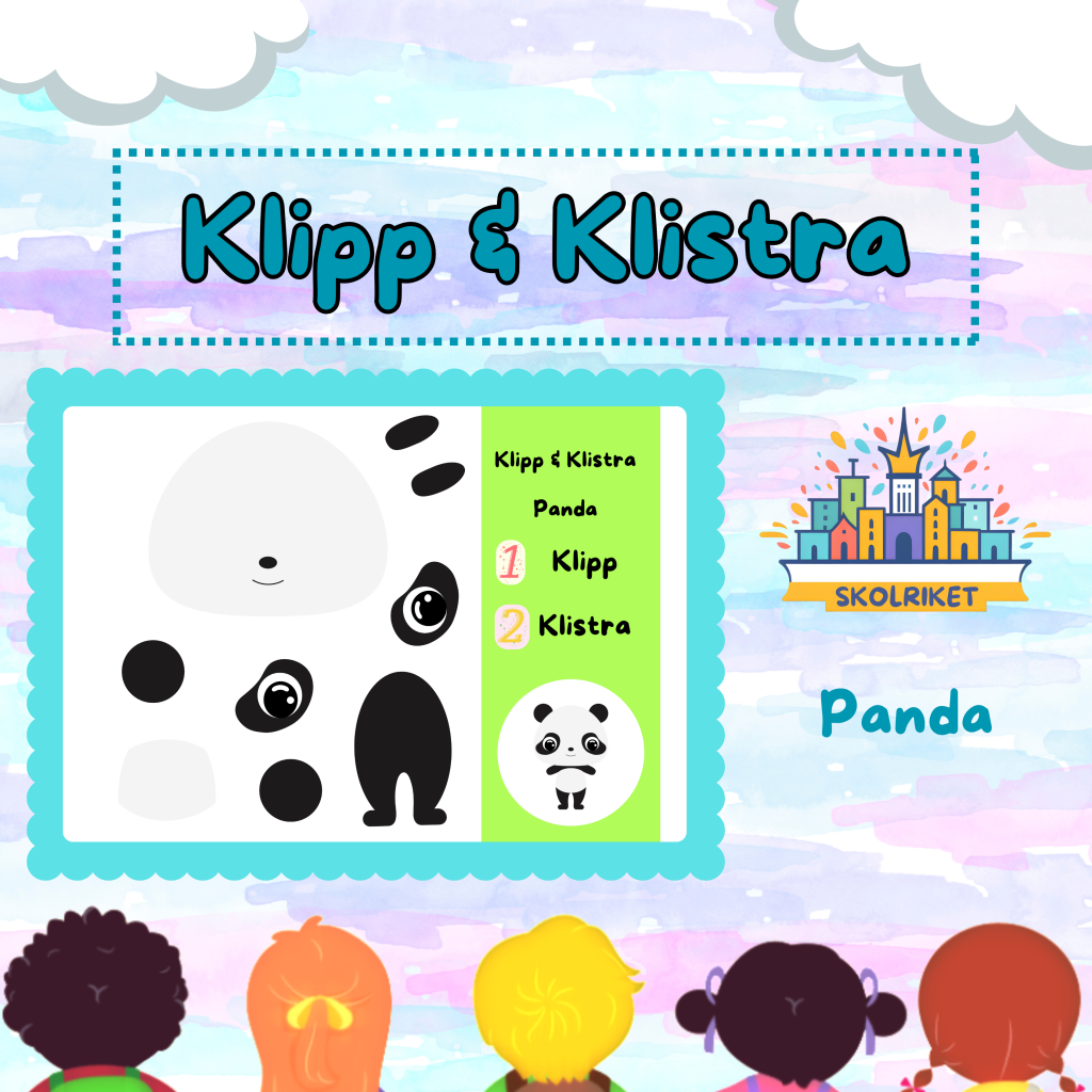Klipp & Klistra – Panda
