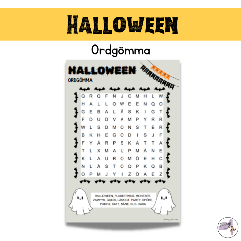 Halloween ordgömma