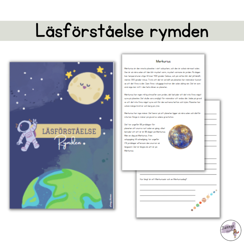 Rymden- faktatext och läsförståelse
