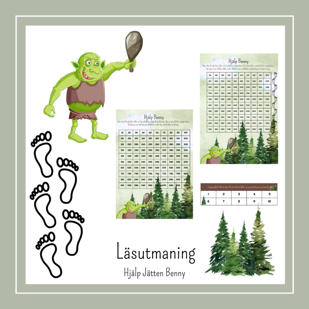 Läsutmanin Jätten Benny