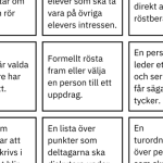Demokrati/Klassråd Memory spel + facit - bild 3