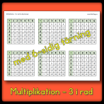 Multiplikation – 3 i rad - bild 2