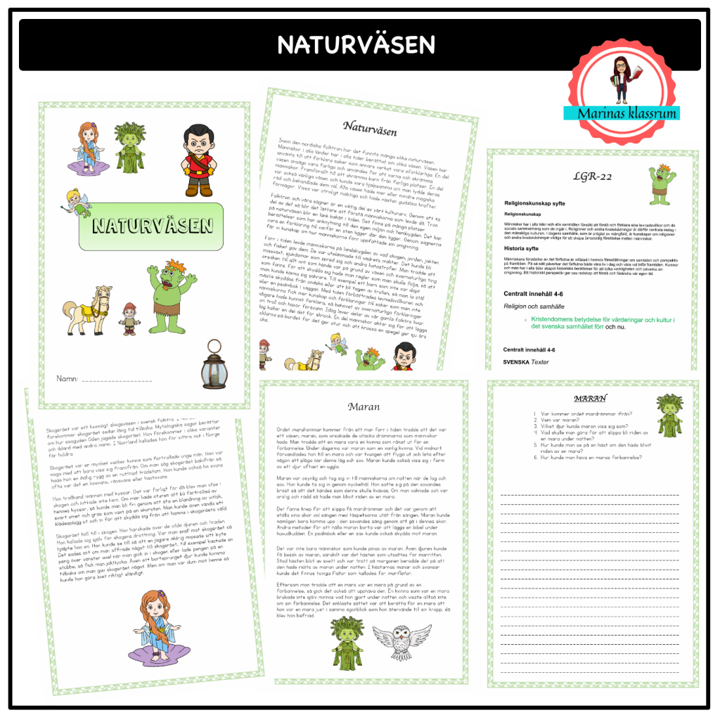 Naturväsen – åk 3-6