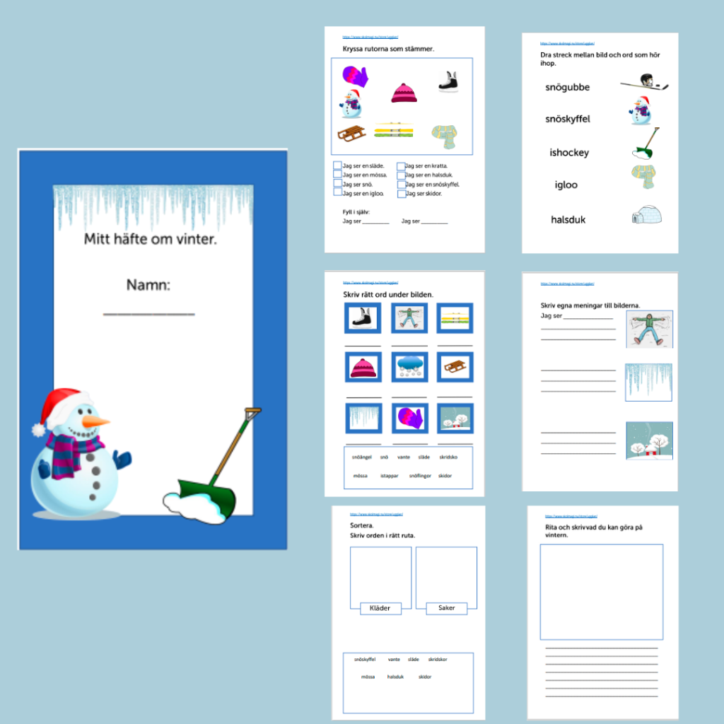 Arbetshäfte om vinter