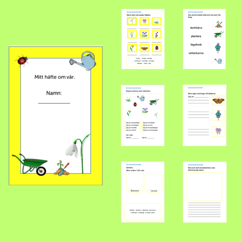 Arbetshäfte om vår