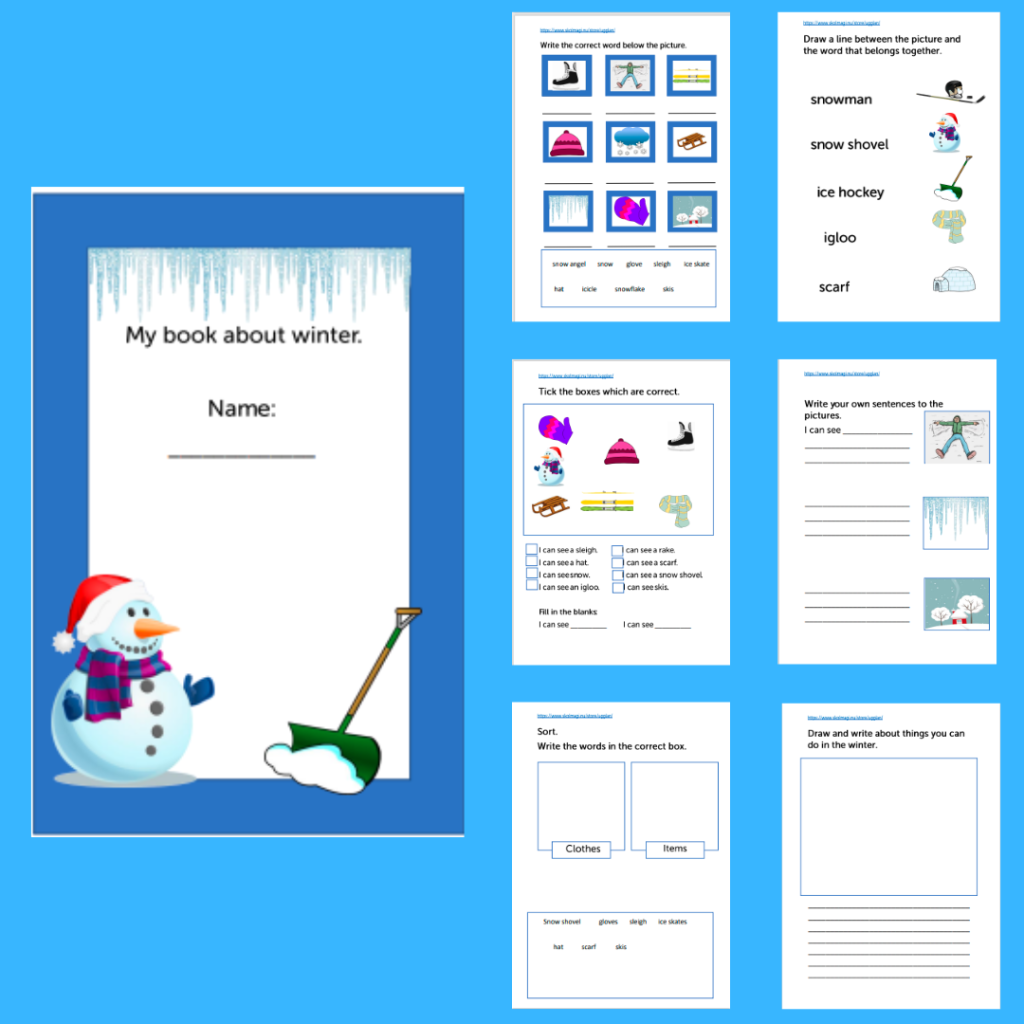 Workbook about winter.