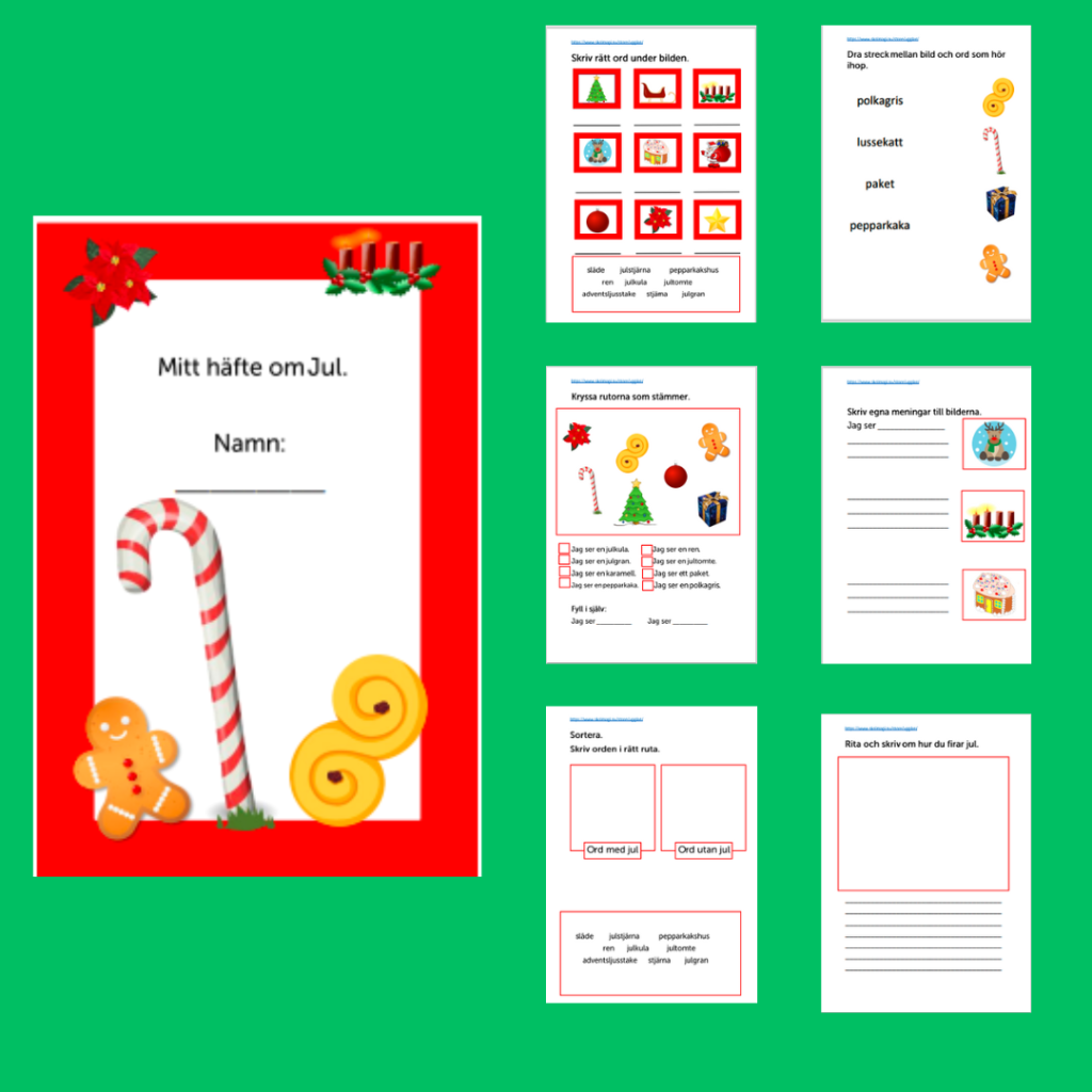 Arbetshäfte om jul