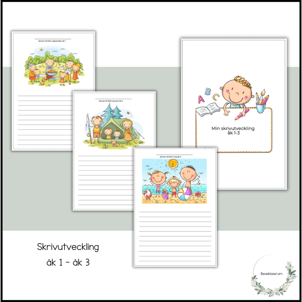 Skrivutveckling åk 1- åk 3