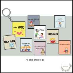 Brag tags