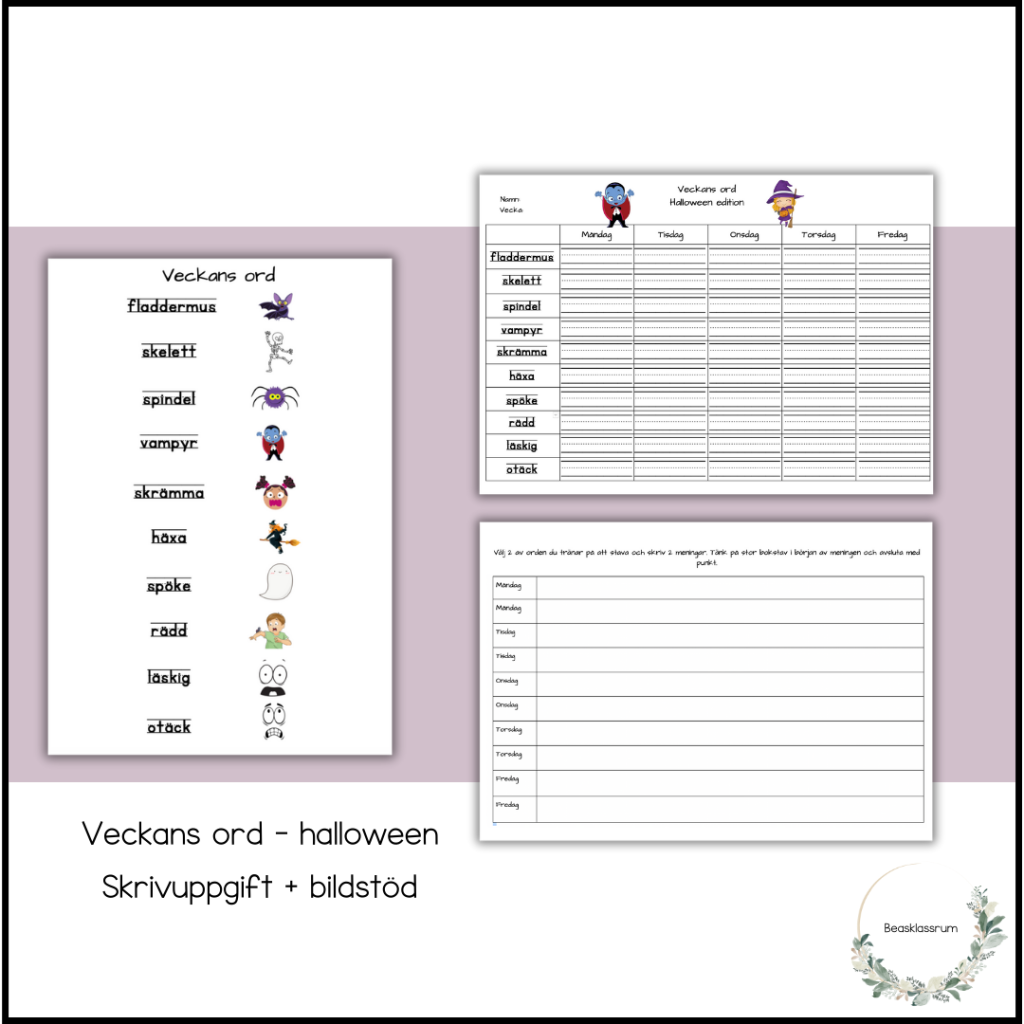 Veckans ord – halloween