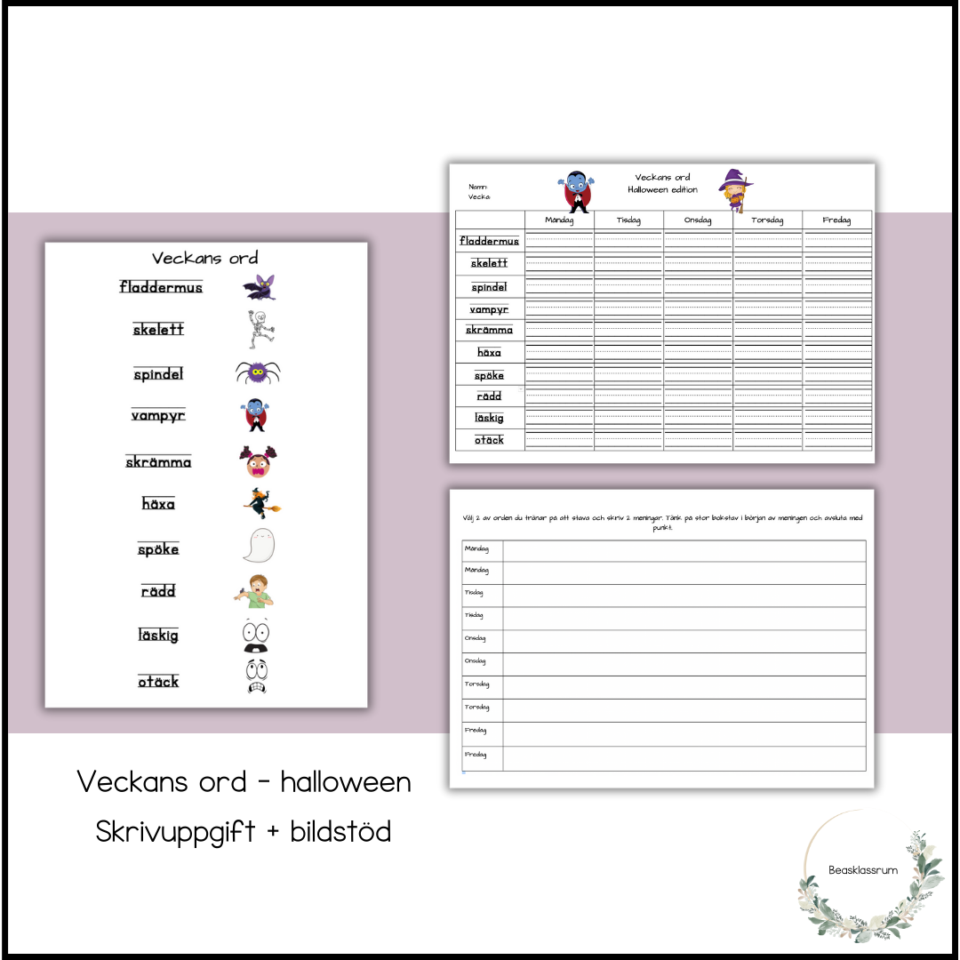 Veckans ord - halloween