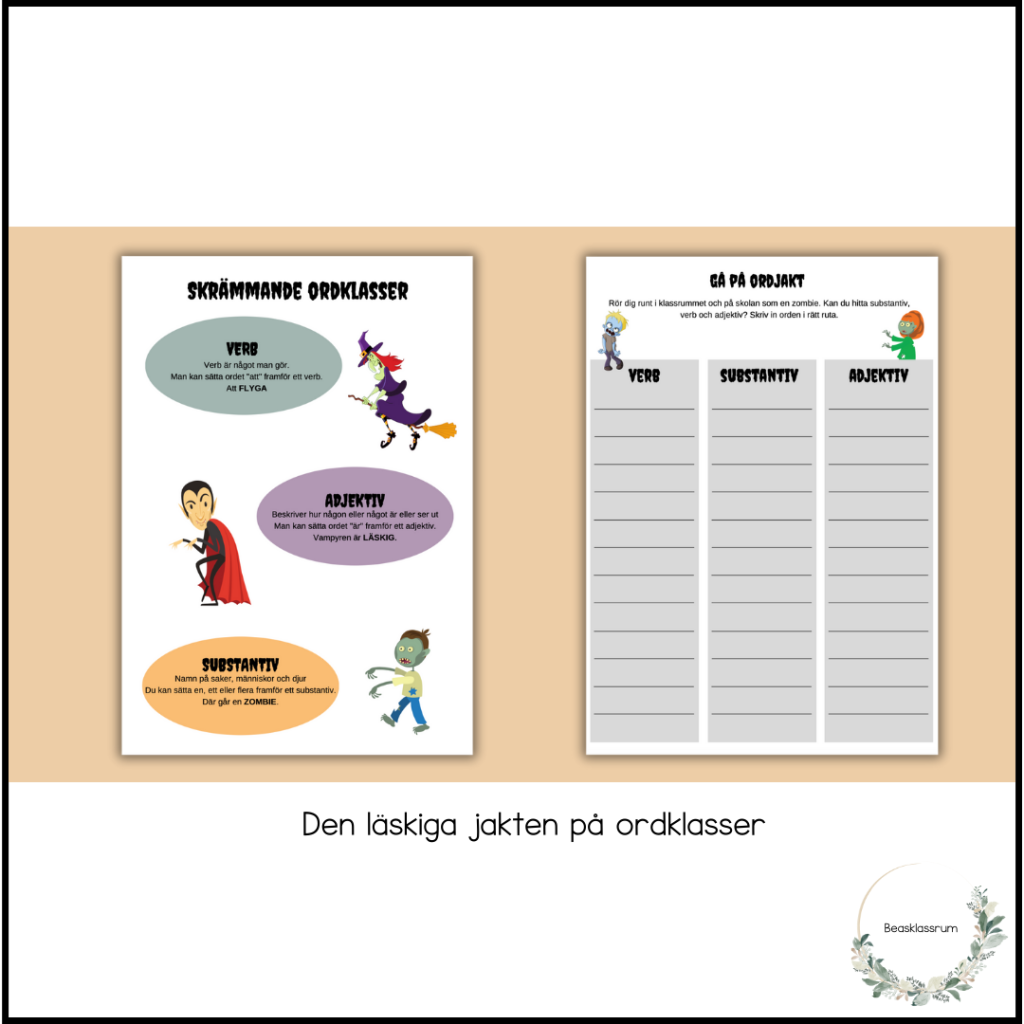 Jakten på ordklasser