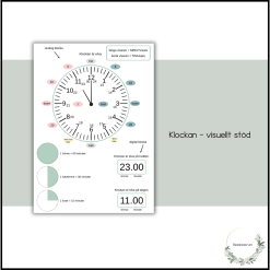 Klockan - visuellt stöd