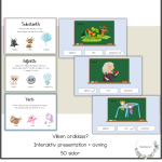 Vilken ordklass? Interaktiv övning - bild 1