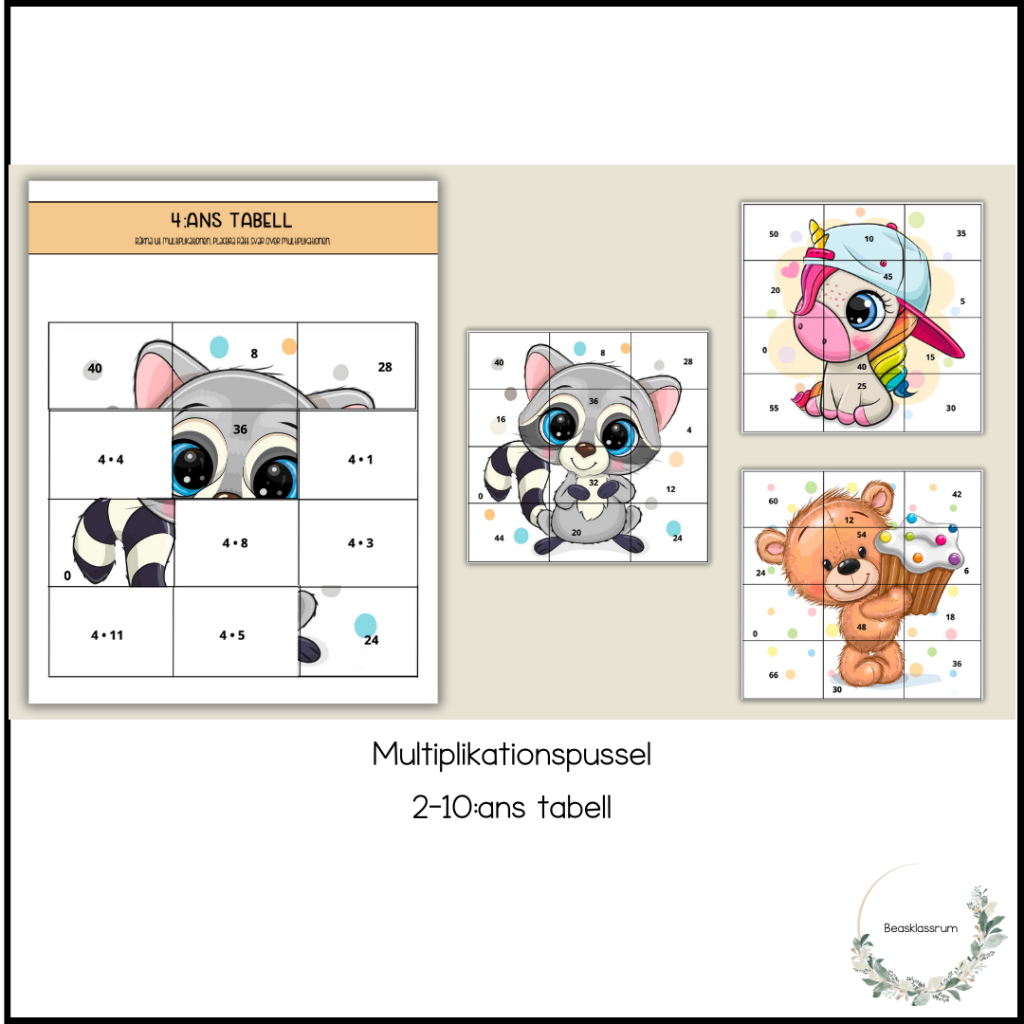 Multiplikationspussel