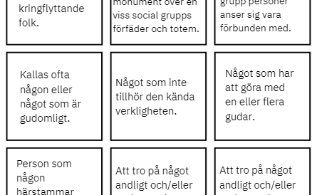 Religion Memory spel/Para ihop