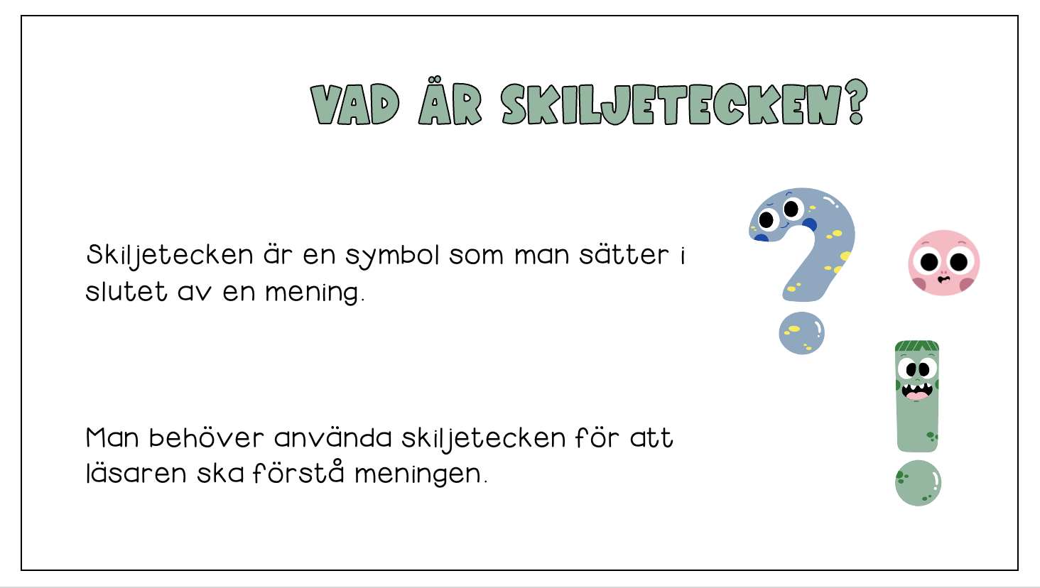 Vi blir proffs på meningar - interaktiv presentation