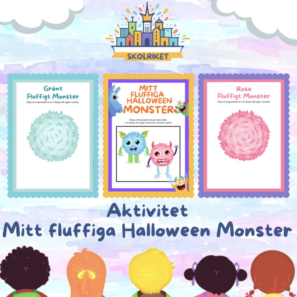 Mitt Fluffiga Halloween Monster